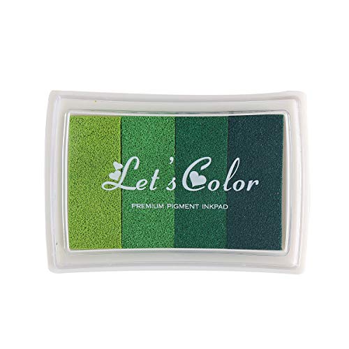 Pack of 6 Multi Colored Rainbow Color Ink Pads Set for Scrapbooking Finger Printing Painting
