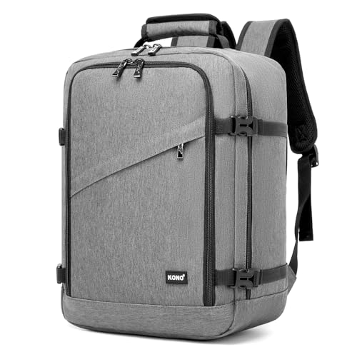 Bolsa de viaje debajo del asiento Kono 40x30x20cm para Ryanair gris