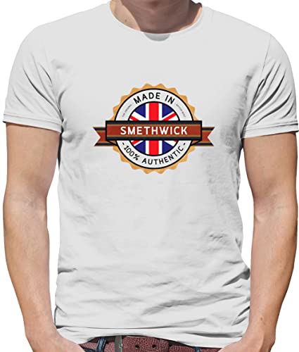Image of Made in Smethwick British Build - Mens T-Shirt - White - XXL