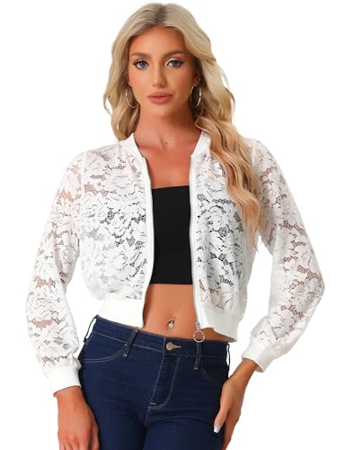Veste en dentelle fleurie pour sublimer une robe de soirée ou un look d'été chic