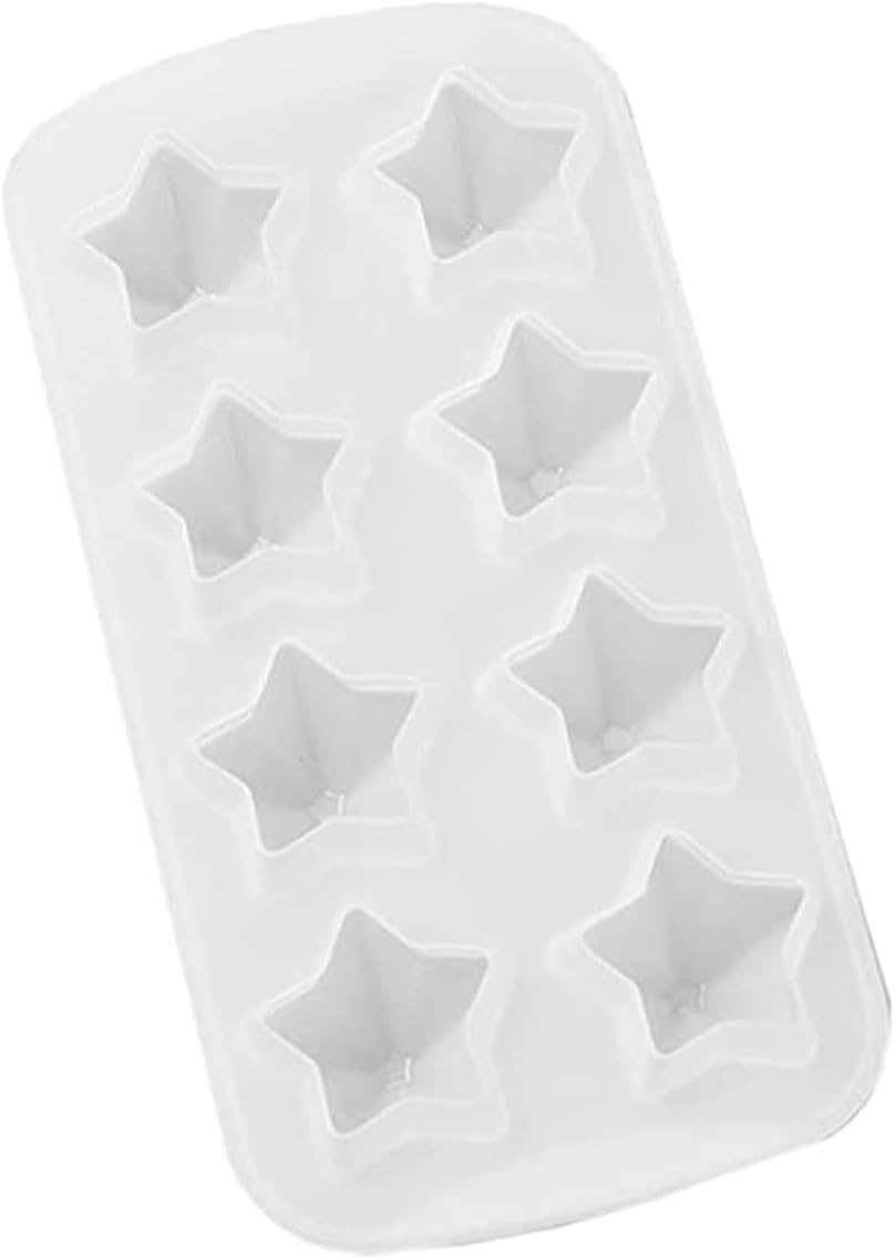 Resin Mould Silicone Epoxy Mold Star Shape Ice Cube Mould for DIY Resin Crafts