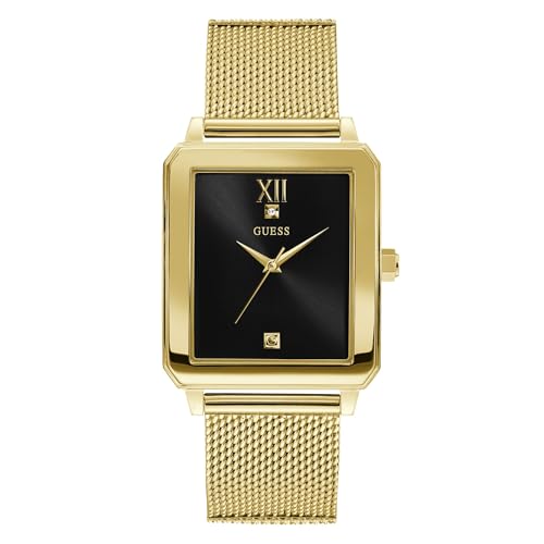 Image of GUESS Men's Stainless Steel Diamond Dial Watch