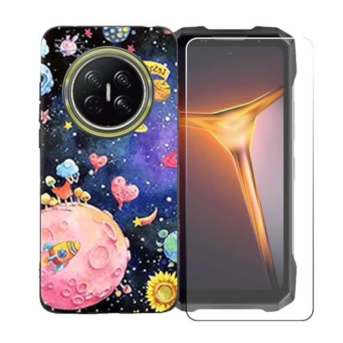 BMPNLSZ �K�p Doogee V Max 2+HD�����K���X�ɓK�����ėpTPU�ی�J�o�[�A�V���J�Q���V�F���o���p�[�ی�o�b�N�V�F��-�K�p Doogee V Max 2�ɓK����9�d�x�X�N���b�`�h�~�X�N���[���ی�J�o�[ LLM38