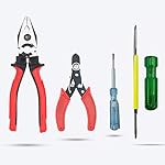 Hillgrove HGCM148M1 8″inch Heavy Duty Grip Combination Pilash Hand Tool Lineman Plier with Wire Cutter, Line Tester and 2in1 Screwdriver
