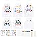 Cinrobiye 6PCS DIY Apron Gift for Dad, Funny BBQ Grill Apron Craft Kit, Personalized Cooking Apron Set for Father, Grandpa & Husband, Creative Handmade Gift for Father’s Day & Family Activity