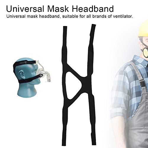 Universal Headgear Ventilator Universal Ventilator Headband, Cpap Mask Headband Soft Breathable Headgear Strap Replacement Headband Straps Entilator Accessories Face Mask Head Belt #TOP3