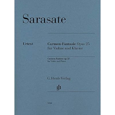 Carmen-Fantasie op. 25 f&uuml;r Violine und Klavier: Instrumentation