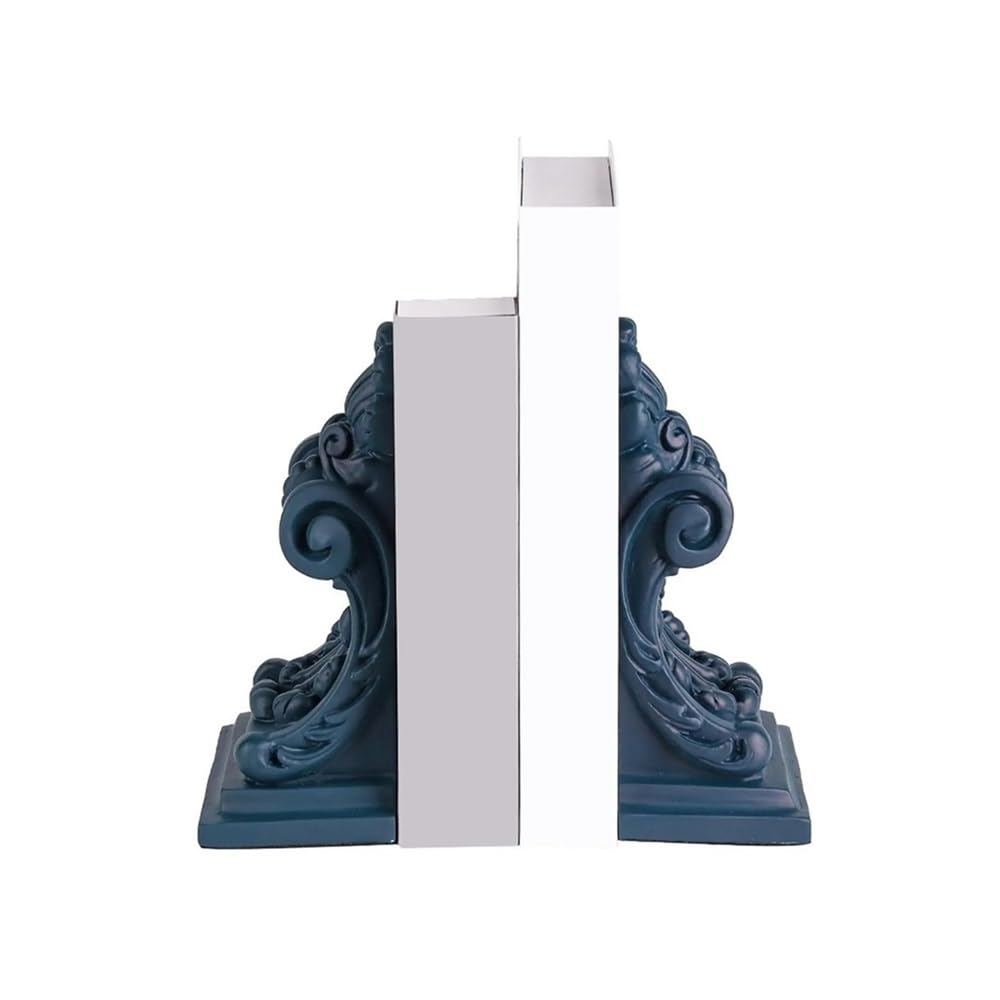Bookends for Shelves Book Ends Synthetic Resin Ornament Stopper Binder and Dividers Tabletop Statue Bookshelf Holder Stand