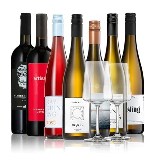 GEILE WEINE Weinpaket EINSTEIGERSET (6 x 0,75) Probierpaket mit Weißwein, Rotwein und Rosé von Winzern aus Deutschland und Portugal