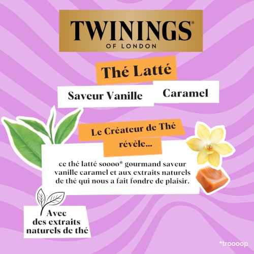 Twinings Thé Latté Vanille Caramel en Poudre 175 g – vue 2