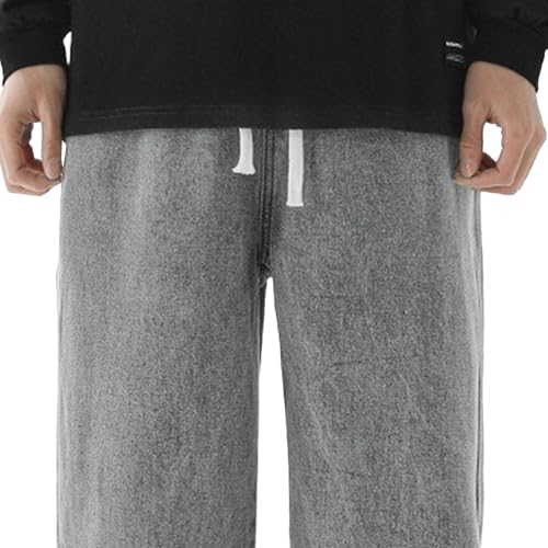 Baggy Jeans Men Hip Hop Joggers Loose Fit Streetwear Biker Cargo Denim Pants 2025 Summer Spring Trend Trousers4