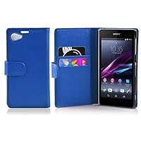 Cadorabo Custodia Libro per Sony Xperia Z in ROSSO MELA - con Vani di Carte, Funzione Stand e Chiusura Magnetica - Portafoglio Cover Case Wallet Book Etui Protezione