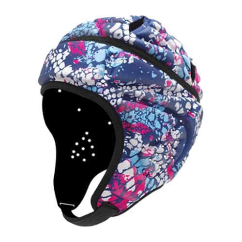 Aymzbd Casco de Rugby, Gorra Protectora de Rugby, Gorro de Scrum Multifuncional, Protector para Hombres Y Mujeres, Casco de Fútbol con Bandera, Casco de Rugb, Estilo E