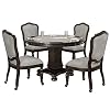 Sunset Trading Vegas DiningPoker Table Set Distressed gray