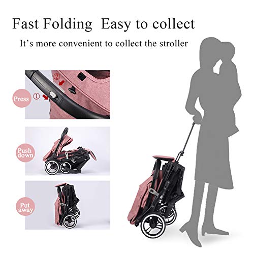Baby kinderwagen, Kinderwagen 3 in 1, High land-scape Fashion Carriage Europees design Pram, reiswieg Kinderwagen… - Afbeelding 3