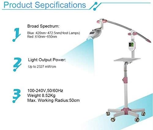 Science Lab Dental Light Therapy LED Teeth Whitening Light Lamp Tooth Whitening Accelerator Operation M-69 Bleaching Light Machine (Blue)