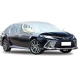 Car Snow Covers for BMW Series 1 E81 E82 E87 E88 F20 F21 F40 2004-2025, Half Frost Ice Foils Rain, Top Cover Sunroof Windshield Upgraded Sun Dust Winter Hail Protection Accessories