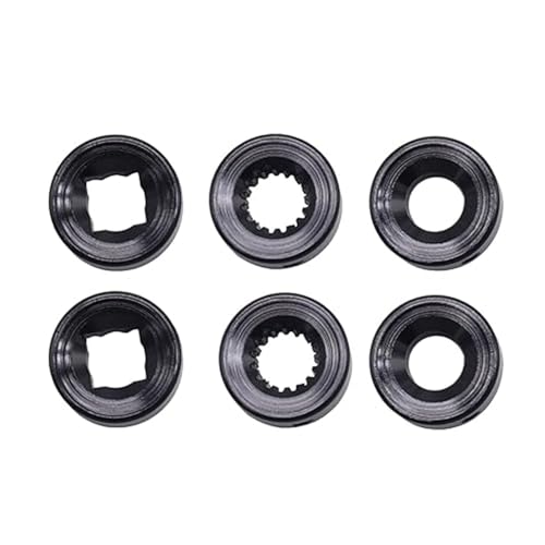 Image of Billet Aluminum 4-1 /4 inch Window Crank Handle Kit Compatible for Hot Rod Chevy Ford Chrysler(Black)