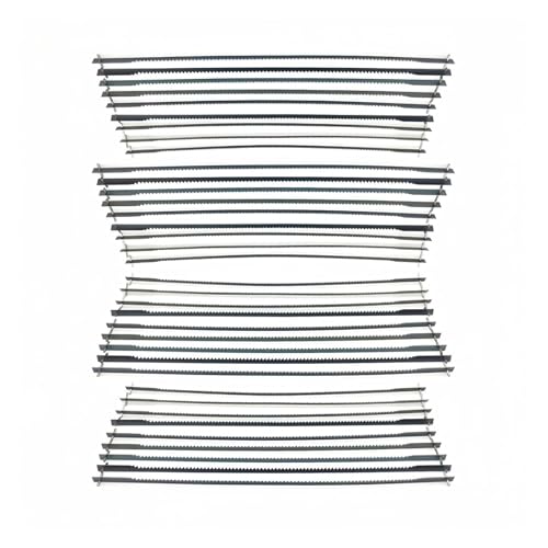 Hojas de sierra de marquetería,Hojas de sierra, 40 Uds. Pasador de hoja de Sierra de calar de 6 pulgadas 152x1,8x0,2mm extremo de pasador 24T for la mayoría de cortes de madera, Metal y plástico for c