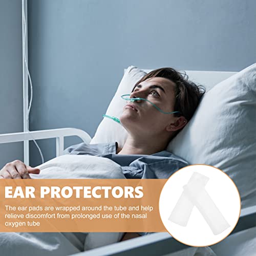 Oxigênio Nasal Cobre Protetores de Tubos de Oxigênio 2Pcs Almofadas de Orelha de Cânula de Oxigênio