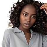 Ocean Wave Crochet Hair 9 Inch 8packs 1B/30 Water Wavy Crochet Braids Deep Twist Synthetic Crochet Braiding Hair Extensionst for black women(9 Inch (Pack of 8), 1B/30)