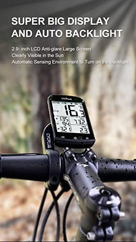 Himiway Bike Computer Gps Wireless With Mount, Ant+ Cycling Computer Gps With Bluetooth Multifunctional Ant+ Bicycle Computer With 2.9 Lcd Bike Speedometer For Bike With Auto Backlight Ip67 Waterproof #TOP2