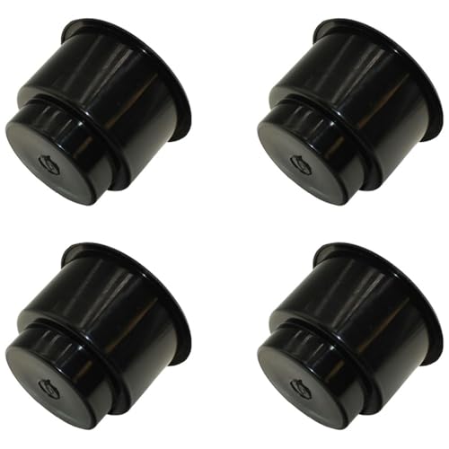 Portavasos plástico negro jumbo universal 4 unidades miniatura 5