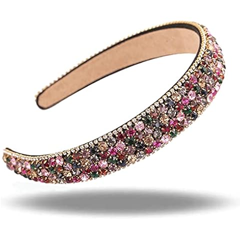 Xrten Diadema de Cristal Moda Banda de Pelo Banda Cabello Cover