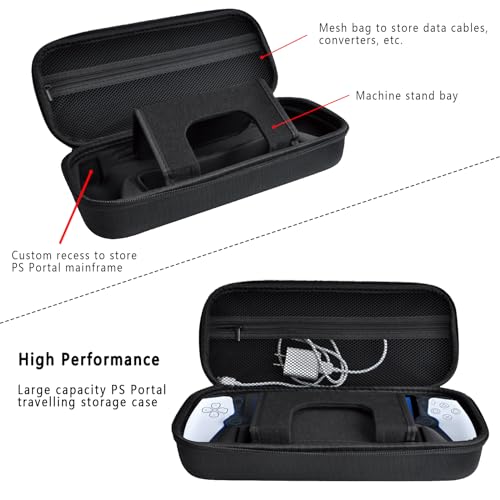 Travel Carrying Case for Playstation Portal Remote Player - Playstation 5, Protective Hard Carry Sto