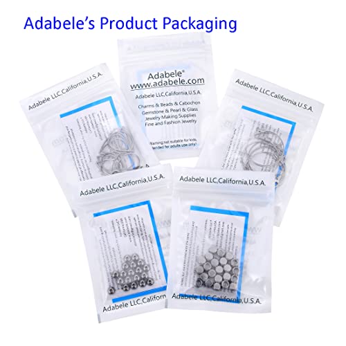 50Pcs Adabele 304 Grade Surgical Stainless Steel Hypoallergenic Earring Hooks Leverback Earwire 15Mm Long For Earrings Making Sjf193 #TOP4