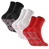 Ameble Heating Socks 3 Pairs Self-Warming Hot Feet Massage Socks for Women Men Winter Heating, Hot Feet, Heated for Women, Massage, Winter, Acupressure