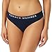 Produktbild Tommy Hilfiger Damen Tanga aus 90% Baumwolle mit Stretch, Slip, Unterwäsche Frauen, Navy Blazer, S
