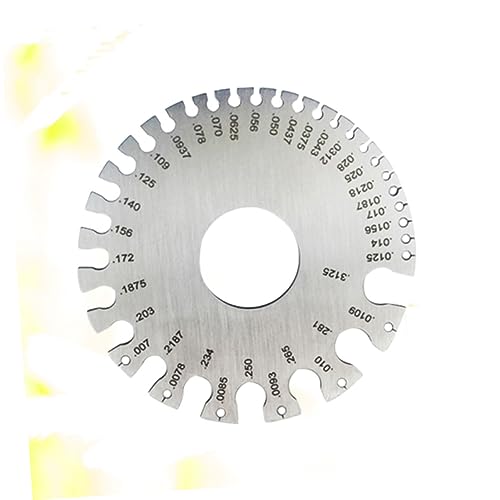 OUNONA Calibrador de espesor de metal de acero inoxidable, alta precisión, herramienta portátil para inspección miniatura 4