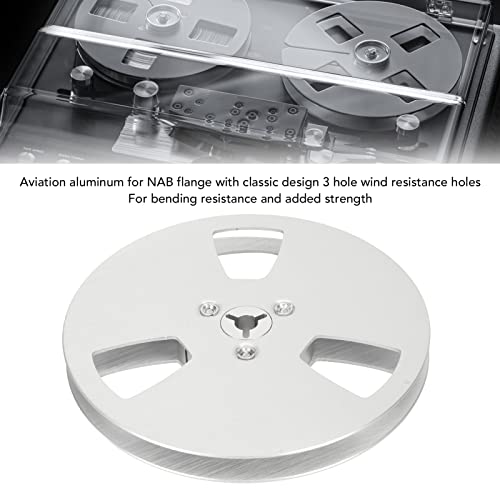 Carretel de Fita Vazio de 5 Polegadas, Carretel Aberto Universal de 3 Furos, Carretel Vazio de Fita