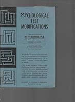 Psychological Test Modifications B000V9PFUA Book Cover