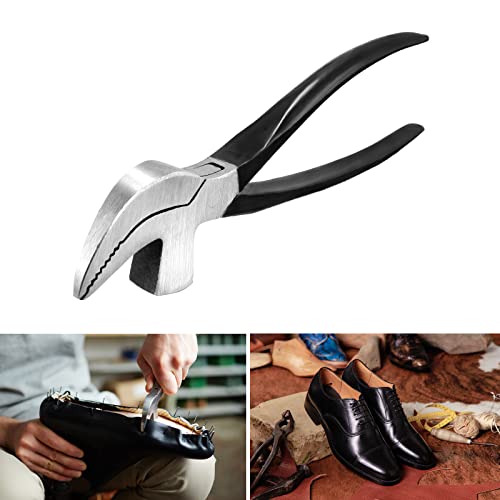 Reamtop Steel Leathercraft Cobbler Pliers Pincers With Hammer For Shoemaking Leather Craft Diy Working Tool #TOP7