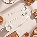 3 Piece Stainless Steel Cutlery Set, Silverware Set, Tableware, Dinnerware, Food-Grade Kitchen Tools Utensils Accessories, Include 1 Spoon, 1 Fork, 1 Knife, for Home, Restaurant