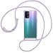 Produktbild mtb more energy® Handykette kompatibel mit Oppo A54 5G, A74 5G (6.5'') - Flieder - Smartphone Hülle zum Umhängen - Anti Shock Full TPU Case