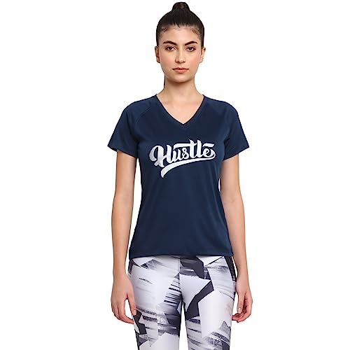 Image of OFF LIMITS WMN Hustle Printed RN, Half Sleeve, T- Shirt, for Women
