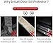 ZLXMRUT 4Pcs Car Door Sill Scuff Plates for VW T-Cross 2018-2024 2025 Door Entry Guard Sills Stainless Steel Protective Styling Accessories