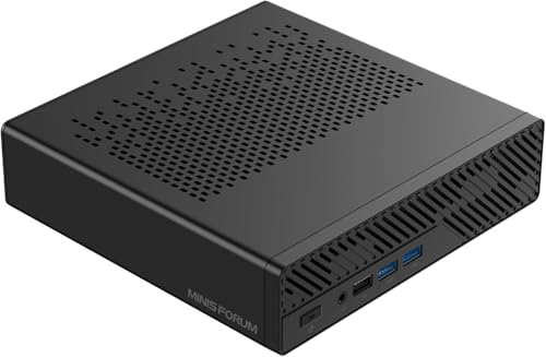 MINIS FORUM MS-A1 Mini Workstation, Barebone Version ohne CPU/RAM/OS Mini PC, DDR5/M.2 2280 NVME SSD, 2,5G LAN x 2, 4X PCIe SSD-Steckplatz, HDMI/DP/USB-C Dreifachanschluss, USB3.0x3