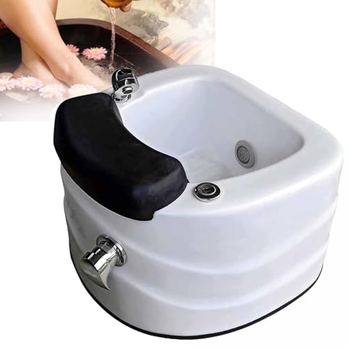 Bañera de spa para pies acrílica con masaje y luces miniatura 1