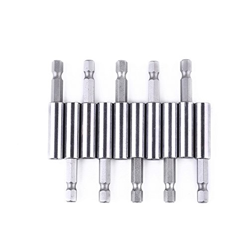Rocaris 10 Pack Magnetic Extension Socket Drill Bit Holder 1/4" Hex Power Tools #TOP1