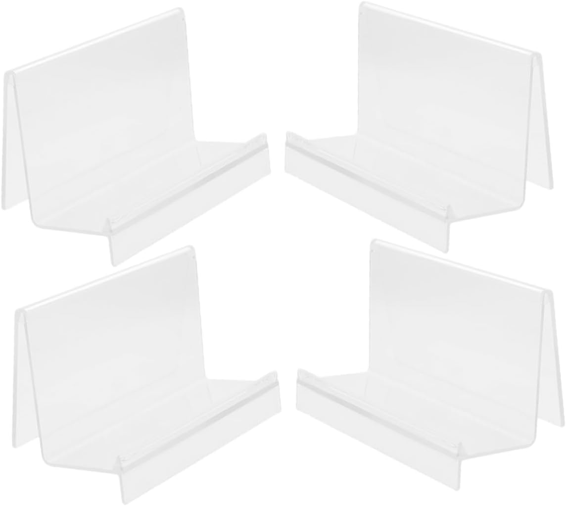 Hemobllo PP Wallet Display Stand 4pcs for Purse and Mask Xmas