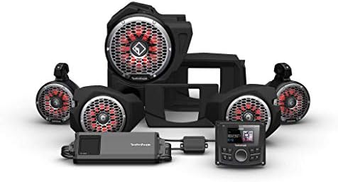Rockford Fosgate RZR14-STG5 Audio Kit: PMX-3 Receiver, 1500-Watt ...
