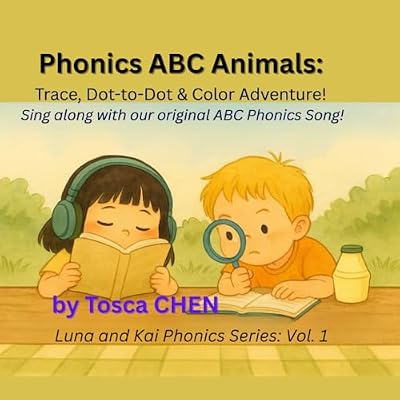 Phonics ABC Animals: Trace, Dot-to-Dot & Color Adventure!: Sing along with our original ABC Phonics Song!