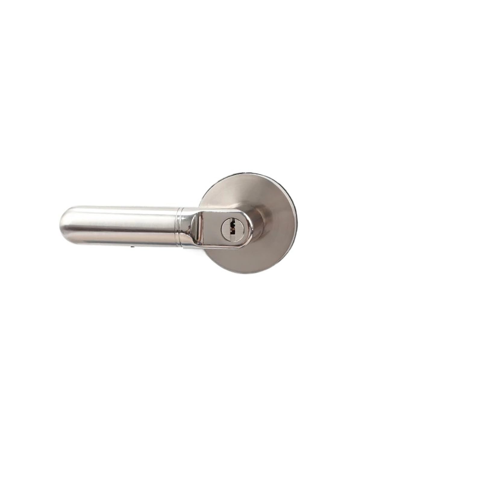 Sjloynwq Brushed - With Key Home Keyless Door Handles For Interior Doors(Brushed - With Key)