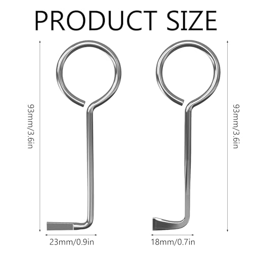 2 Stück Dietrich Set Profi, Buntbartschlüssel Universal, Universalschlüssel für Zimmertüren, aus Edelstahl Bartschlüssel Dietrichset, Öffnet nahezu jede Tür, Schlüsseldienst Türöffner Schlüssel