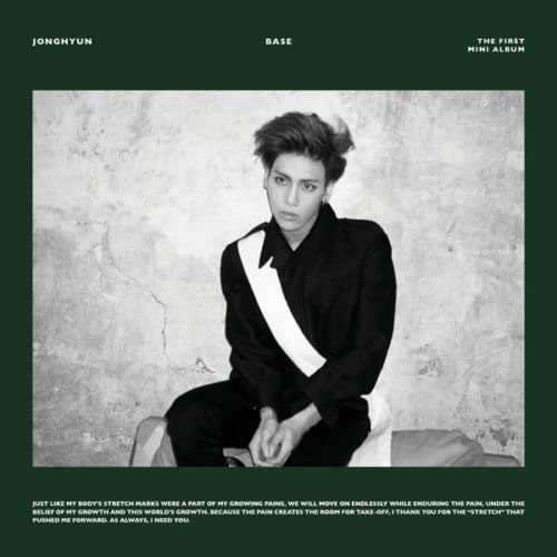 JONGHYUN SHINee - Base (1st Mini Album) [Random cover] CD + Photobook + Photocard + Extra Photocards Set