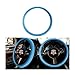 OHF Steering Wheel Cover Auto Car Silicone Great Grip Anti-Slip Steering Cover Diameter 36-38cm/14-15inch(Sky Blue)